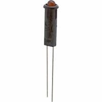 Lumex Indicator LED Red 30 mcd (Typ.) 0.170 to 0.174 in. Panel 6 in. Wire Lead