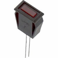 Lumex Indicator Panel Mount LED Mnt-Sz 5.3x11mm Snap-In Red 2V Leads