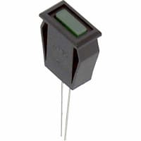 Lumex Indicator Panel Mount LED Mnt-Sz 5.3x11mm Snap-In Green 2.2V Leads