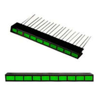 Lumex LED Yellow 10 mcd 10 Unit LED Array 2.1 V (Typ.) Forward 30 mA (Steady)