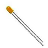 Lumex Optoelectronics, LED;3mm;Orange, 610nm;100mcd;Thru-Hole