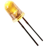 Lumex T-5mm YELLOW WTR CLR LNS 16500mcd 15 DEG