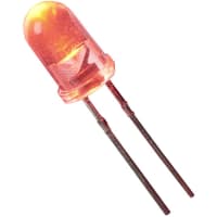 Lumex T-5mm RED WTR CLR LNS 1500mcd 15 DEG