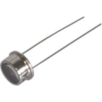 Luna Optoelectronics Photocell, 6.7 Megohms (Min.), 615 nm, 120 Vpeak (Max.), 200 mW at 25°, C, TO-5