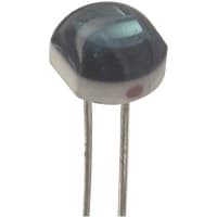 Luna Optoelectronics Diode, Photo, SAR 400 to 700nm, Id 100nA, Isc 55uA, Voc 0.4V, Epoxy Dome, Tr 4us, Tf 6us