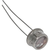 Luna Optoelectronics Photoconductive Cell, CdS Photocell, Hermetically Sealed, TO-5, 550 nm