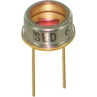 Luna Optoelectronics PHOTODIODE; 7.5 UA (MIN.); 0.40 V (TYP.); 100 NA (MAX.); 40 PF (TYP.); -20 DEGC