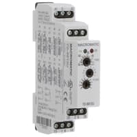 Macromatic Time Delay Relay Multi-Function 12 to240VAC/DC DIN-Rail Mounting 15A DPDT