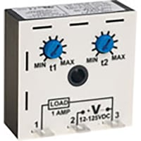 Macromatic Solid State One Time Delay Relay; Repeat Cycle (Off 1ST), Input:12-125VDC, Outpu