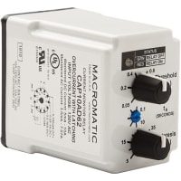 Macromatic Current Monitoring Relay, 120 VAC, SPDT, 10A/240V, 11-Pin Octal, CAP Series