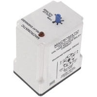 Macromatic Voltage Monitoring Relay, 24 VDC, DPDT, 10A/240V, 8-Pin Octal, VM Series