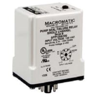 Macromatic 8 pin relay, 120 VAC, 2 SPNO, 5A 10k-250kW