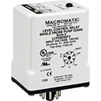 Macromatic Relay, E-Mech, Liquid Lvl Ctrl, Single Probe, Pump Up, 1K250K, 120V, FiXed 2 sec