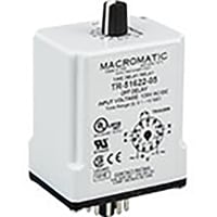 Macromatic Relay;Off Delay;120VAC/DC;10A DPDT;0.1-10 sec