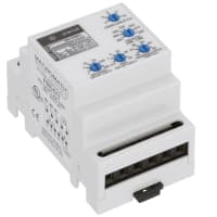 Macromatic Phase Monitoring Relay, 460-600 VAC, DPDT, 10A/277V, DIN Rail, PMD Series