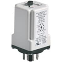 Macromatic Relay, 5 A, 0.2 to 5 sec., Off-Delay, 24, Plug-in, SPDT, 0.2 sec., +2%, 0 C