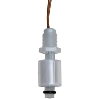 Madison Company Submini Float Switch, Polypropylene, 1/8" NPT, Normally Closed, M3326 Series