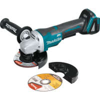 Makita Grinder, W/Brake, Brushless, 5", Tool Only, 18V, LXT Series