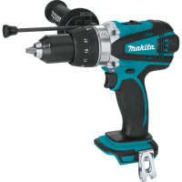 Makita Hammer Drill, 1/2", Tool Only, Cordless, 18V, LXT Series