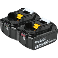 Makita Battery, Lithium-Ion, 18V, 6.0Ah, Battery Only, 2 Pack, LXT Series