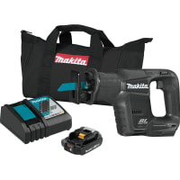 Makita Sub Compact Recipro Saw Kit, Cordless, Lithium-Ion, 18V, 2.0Ah, LXT Series