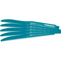 Makita Wood Cutting Recipro Saw Blade, Progressive, 8, 5/pk