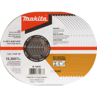 Makita INOX Thin Cut-Off Wheel, 4-1/2" x .040"x 7/8", 10/pk