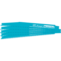 Makita Wood Cutting Recipro Saw Blade, Progressive, 8", 5/pk