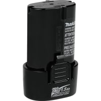 Makita Battery, Lithium-Ion, 7.2V, 1.5Ah, Battery Only