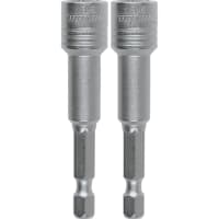 Makita Magnetic Nutsetter, 9/16", 3/8", 2/pk, Impact XPS Series