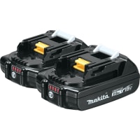 Makita Battery, Lithium-Ion, 18V, 2.0Ah, Battery Only, 2 Pack, LXT Series