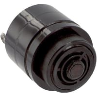 Mallory Sonalert Audio Warning Device, Buzzer, Electro-Acoustic, Continuous, 60-250VAC/VDC Sup, 61mA