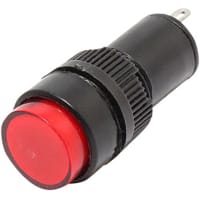 Mallory Sonalert LED Panel Mount Indicator LED Red 12mm NUT 24VAC/DC