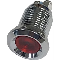 Mallory Sonalert LED Panel Mount Indicator LED Red 12mm NUT 2VAC/DC