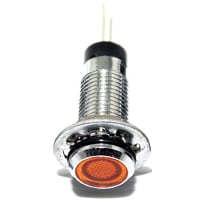 Mallory Sonalert LED Panel Mount Indicator LEDYellow8mm NUT 110VAC/DC UL