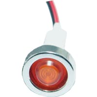 Mallory Sonalert LED Panel Mount Indicator LEDYellow10mm NUT 110VAC/DC