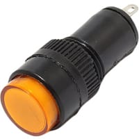 Mallory Sonalert LED Panel Mount Indicator LEDYellow12mm NUT 110VAC/DC