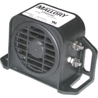 Mallory Sonalert Buzzers, Back Up Alarm, 12 to 24 VDCm 97 dBA, 1250 Hz, Slow Pulse, STA Series