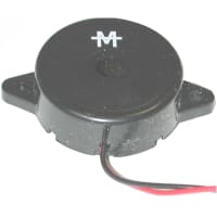 Mallory Sonalert TRANSDUCER;ALARM; 90 DB AT 10CM AT RATED VOLTAGE; 30 V (MAX.); 4500 500 HZ; PIN-