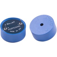 Mallory Sonalert ALARM; CONTINUOUS; 4-10 VDC; 90 DB; 3.9KHZ; 23X10.5 MM; PC PINS; WASH LABEL