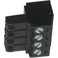 Mallory Sonalert Replacement 4 Prong Plug for 22mm ZA Series Panel Alarms