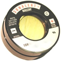 Mallory Sonalert ALARM, CONT + FAST PULSE, 6-16 VDC, 68-78 DB, 2.9 KHZ, 1.68X0.63 ", PC PINS