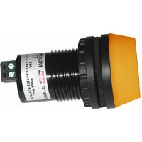 Mallory Sonalert 22mm ALARM + LED 28 Vdc, Loud, Yellow, Continous