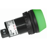 Mallory Sonalert 22mm ALARM + LED 120 Vac, Loud, Green, Continous