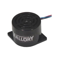 Mallory Sonalert Speakers, Ding Dong Sound, 6-18 VDC, 75-82 dBA, 1230 Hz, 155mA, PB Series