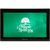 Maple Systems 15.6" Smart Capacitive Touchscreen, 2 Ethernet Ports, 1 USB Port, 2 Serial Por