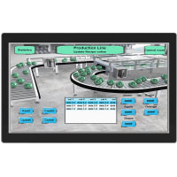 Maple Systems Monitor, Projected Capacitive Touch, 21.5"