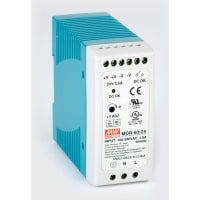 Maple Systems POWER SUPPLY, SINGLE OUTPUT, DIN RAIL, 2.5A