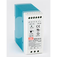 Maple Systems POWER SUPPLY, SINGLE OUTPUT, DIN RAIL, 1.7A