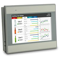 Maple Systems HMI 7" Touchscreen 16M Color 800x480 Pixels 24VDC IP65 Advanced HMI Series